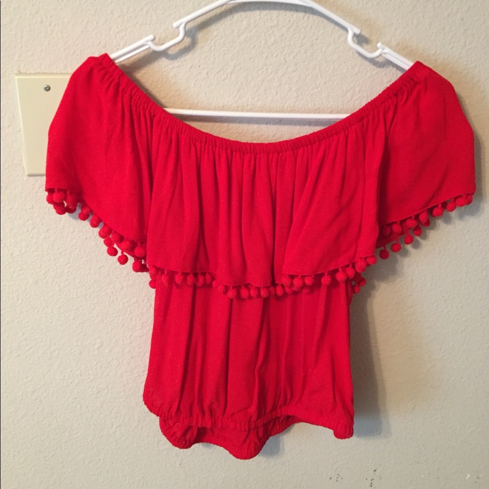 NWOT Off the Shoulder Crop Top
